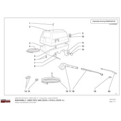 Lavor Original Parts for Pressure Cleaner NPX 1400 - 8.605.0086