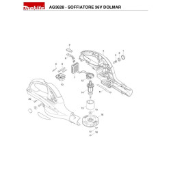 Ricambi Dolmar per Soffiatore a Batteria AG3628