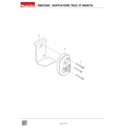 Ricambi Makita per Soffiatore a Benzina BBX7600