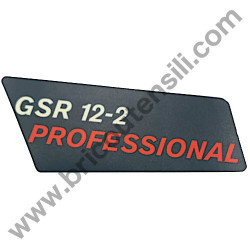 Targa di Fabbricazione per Avvitatore Bosch GSR 12-2