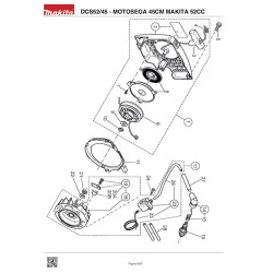 Makita Spare Parts for Chainsaw DCS52/45