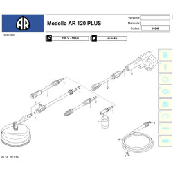 Tubo per Idropulitrice Annovi & Reverberi Blu Clean 142
