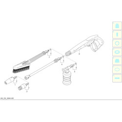 Annovi & Reverberi Parts for Pressure Washer AR 420 N - 12498
