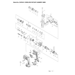 Ricambi Makita per Tassellatore a Batteria DHR165