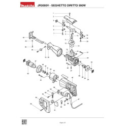 Ricambi Makita per Seghetto Dritto JR3000V
