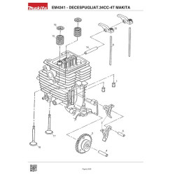 Makita Spare Parts for Brusch Cutter EM4341