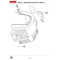 Ricambi Makita per Decespugliatore EM4341