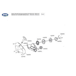 Ama Spare Parts for Chainsaw TH 25.10/12 - THC 25.10 - 4