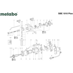 Metabo Spare Parts for Hammer Drill SBE 1010 Plus