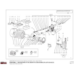 Lavor Original Parts for Pressure Cleaner EAGLE 24 - 8.030.0601