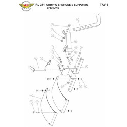 Ricambi Meccanica Benassi per Motozappatrice RL 341 10-2012