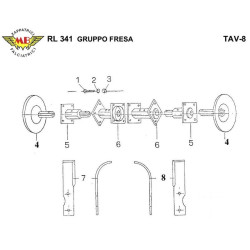 Ricambi Alpina per Motosega A 305