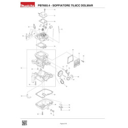 Ricambi Dolmar per Motosega TCS-2801S