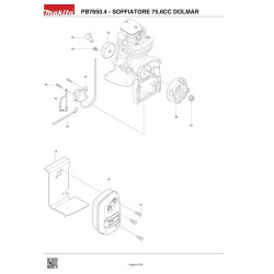 Ricambi Dolmar per Soffiatore 75,6CC PB7650.4