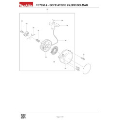 Ricambi Dolmar per Motosega TCS-2801S
