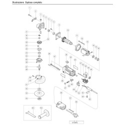 Ricambi Hitachi per Smerigliatrice Angolare G13SR2