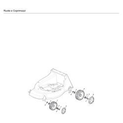 Ricambi Alpina per Rasaerba ST. S.P.A. FH 2400/S (2008)