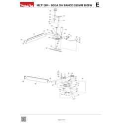 Ricambi Makita per Sega da Banco MLT100N
