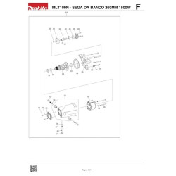 Ricambi Makita per Sega da Banco MLT100N