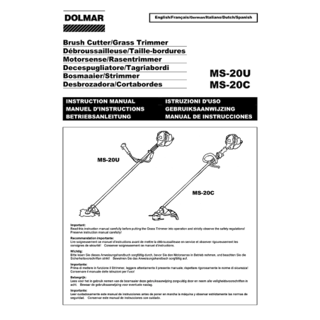 Ricambi Dolmar per Motosega TCS-2801S