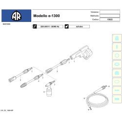 Tubo per Idropulitrice Annovi & Reverberi Blu Clean 142