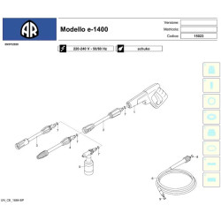 Ricambi per Idropulitrice Annovi & Reverberi AR e-1400