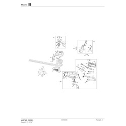 Alpina Spare Parts for Petrol Hedge Trimmer AHT 60