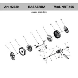 Ama Spare Parts for Lawnmower NRT-465