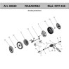 Ama Spare Parts for Lawnmower NRT-465