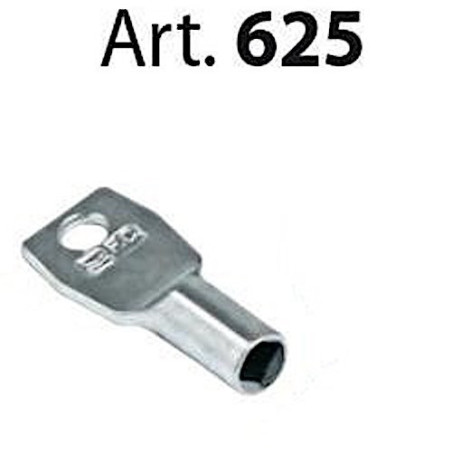 Chiave per Chiavistello Zincata Quadrata