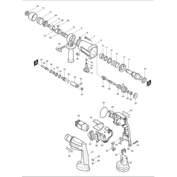 Ricambi Makita per Tassellatore SDS-Plus HR160D