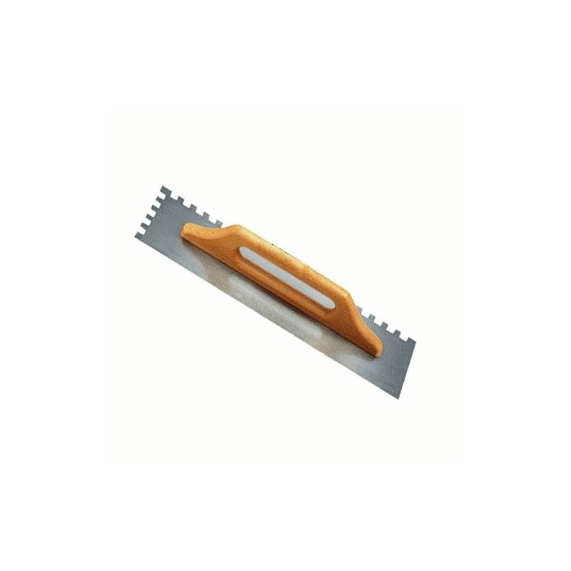 Steel Toothed trowel 2 hands 480x120- 10x10