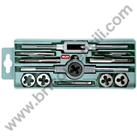 Taps and Dies in Set Box 12 Pieces