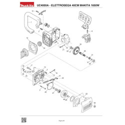 Makita Spare Parts for Corded Chainsaw UC4000A