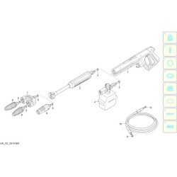 Ricambi per Idropulitrice Annovi Reverberi Twin-Flow 4.M - 15019
