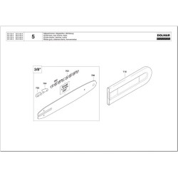 Dolmar Spare Parts for Electric Chain Saw ES2135A