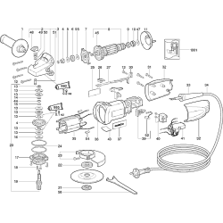 Metabo Spare Parts for Angle Grinder WE 9-125 SP