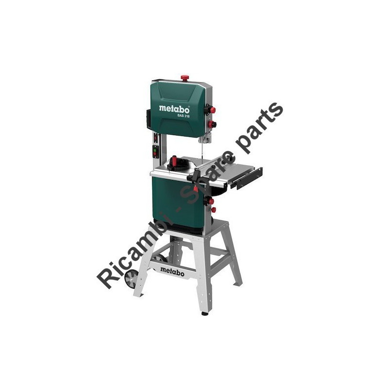 Metabo Spare Parts for Band Saw BAS 317 Precision WNB