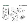 Metabo Spare Parts for Band Saw BAS 317 Precision WNB