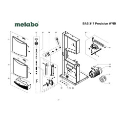 Ricambi Metabo per Sega a Nastro BAS 317 Precision WNB