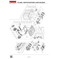Ricambi Dolmar per Biotrituratore FH-2500