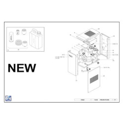 FIAC Parts for Silent Rotary Screw Compressor CRs 15-20