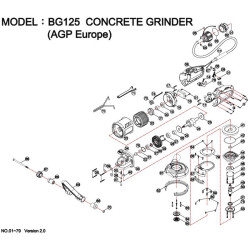 Ricambi Rurmec per Carteggiatrici P500-P1500
