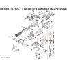 Ricambi per Smerigliatrice per Cemento AGP G125
