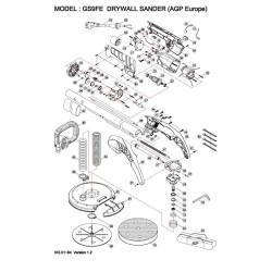 Ricambi per Carteggiatrice da Muro AGP GS9FE
