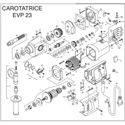 Ricambi Rurmec per Carotatrice EVP23