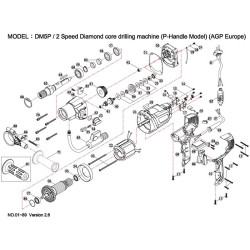 Ricambi per Carotatrice AGP Europe DM5P