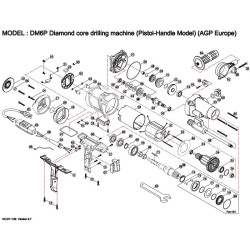 Ricambi per Carotatrice AGP Europe DM6P
