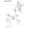 Ricambi Makita per Avvitatore a Batteria 6227D