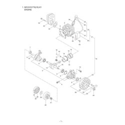 Ricambi Maruyama per Motosega MCV3101TS(10)-01